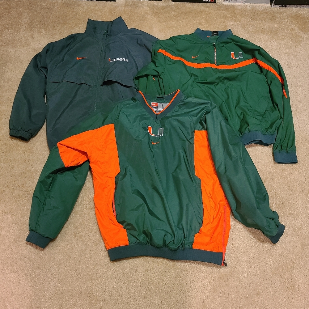 Nike Miami Hurricanes jackets